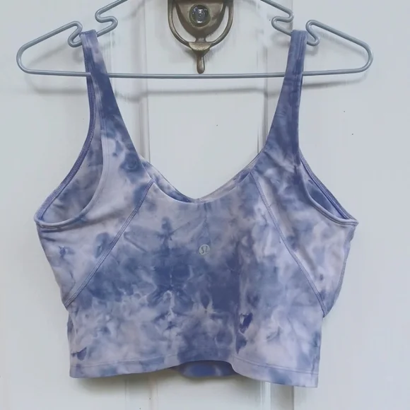 Lululemon Align Tank *Diamond DyeDiamond Dye Iced Iris Peri Purple Sz 10 - Picture 4 of 6